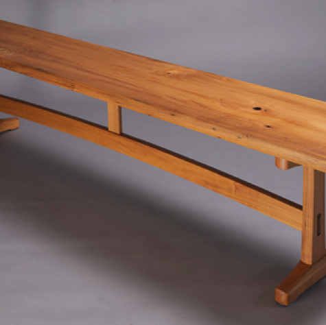 Madrone bench.